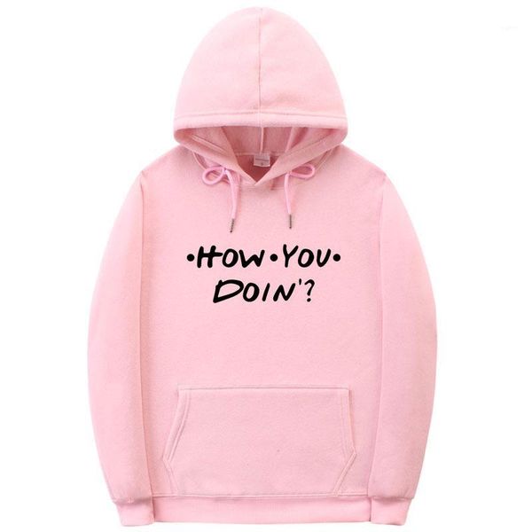 

the latest street how you doin hoodie letter printed boys' loose hoodie fashionable and warm1, Black
