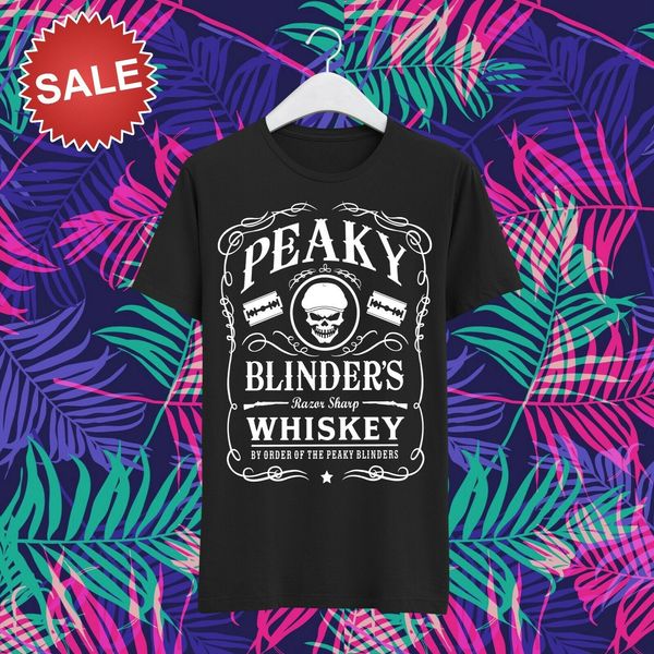 

new fashion men/men 2020 the peaky whisky by order of the shelby brothers black t-shirt sport hooded sweatshirt hoodie