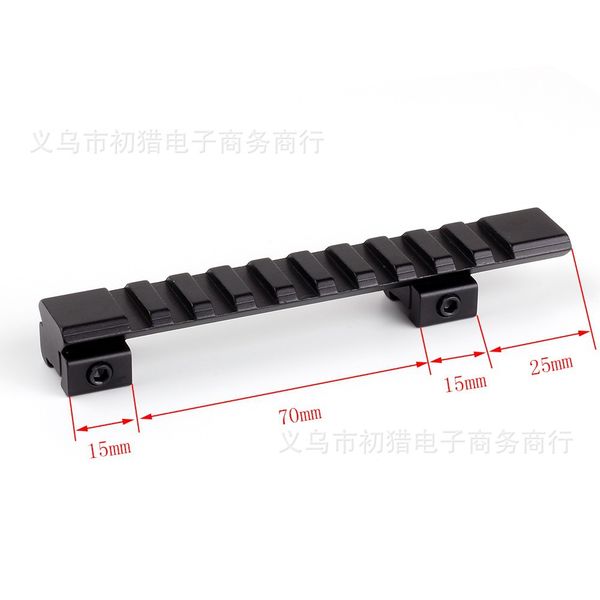 

alloy black transfer bracket 11mm turns 20mm dovetail rail extends support flashlight side track brackets outdoor camping equipment 13clb n2