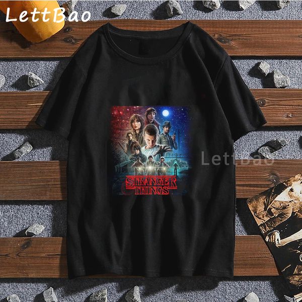 

stranger things tshirt funny eleven oversized tshirt fashion ulzzang short sleeve summer male harajuku hooded sweatshirt hoodie men t shirt