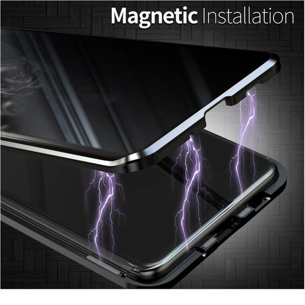 

360 anti peeping privacy magnetic case for samsung galaxy s20 s10 s9 s8 plus s20 fe ultra note 2 wmtkho