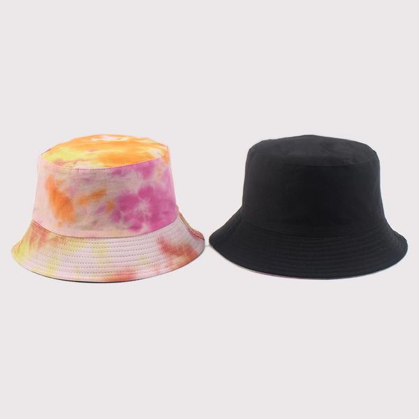 

bucket hat fisherman hat reversible fishing colourful graffiti bob caps hip hop creative tie dye gorros men women, Blue;gray