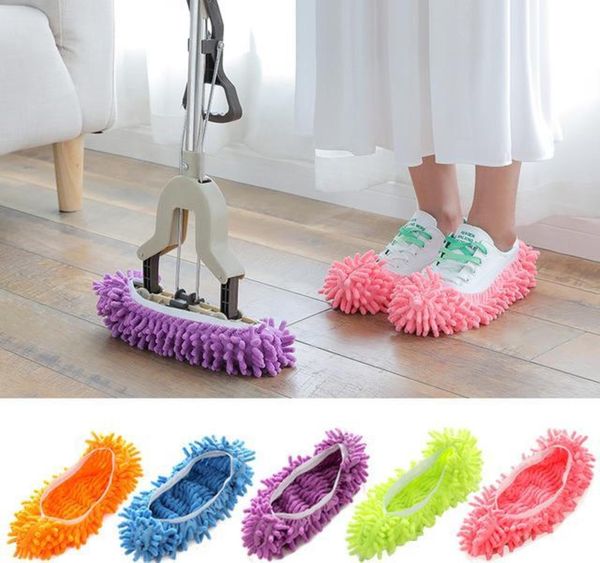 

wholesale mopping shoe cover multifunction solid dust cleaner house bathroom floor shoes cover cleaning mop sl wmtchs dh_garden