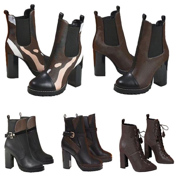 

fashion over the knee color matching round head women long boots female martin casual wild non-slip leather women boots cowboy hm011 18, Black