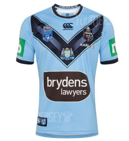 

2020 nsw blues super rugby jersey new south wales shirt maillot camiseta maglia s-3xl trikot camisas, Black;yellow