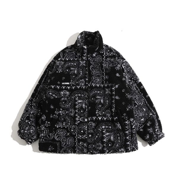 

2021 boy's tide men winter wear loose of cotton wool in men's clothes new coat arrival factory aw6l knic, Black