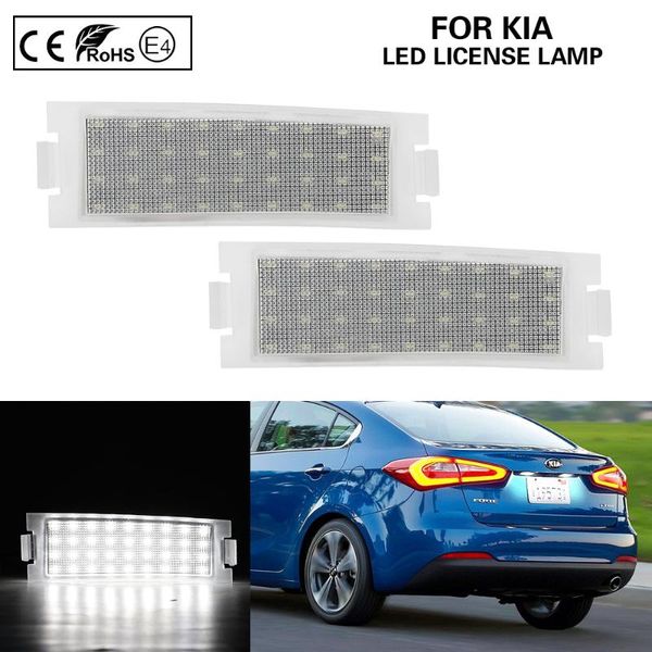

a pair led license plate lamp led number plate light car accessories for kia forte koup 2009-2020