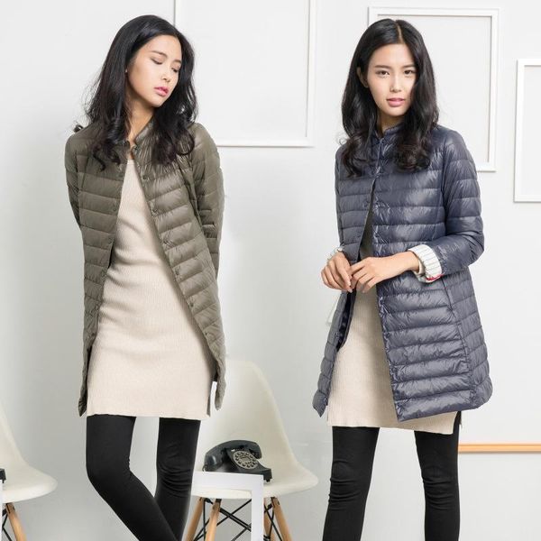 

90% ultra-light plus size thin down jacket winter 2xl womens down jacket ultra light duck coat short autumn slim puffer1, Black