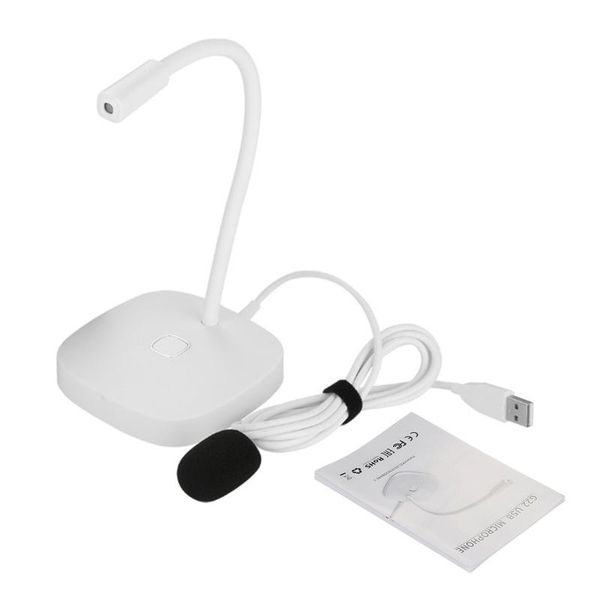 

usb deskmicrophone for pc and with mute button compatible with any pc h05a