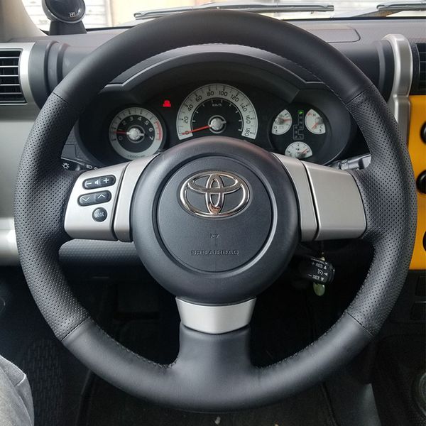 

diy hand sewn steering wheel cover for toyota fj cruiser car accessories