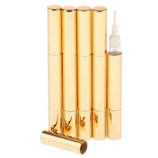

5pcs empty cosmetics container twist pen eyelash growth liquid tube for travel
