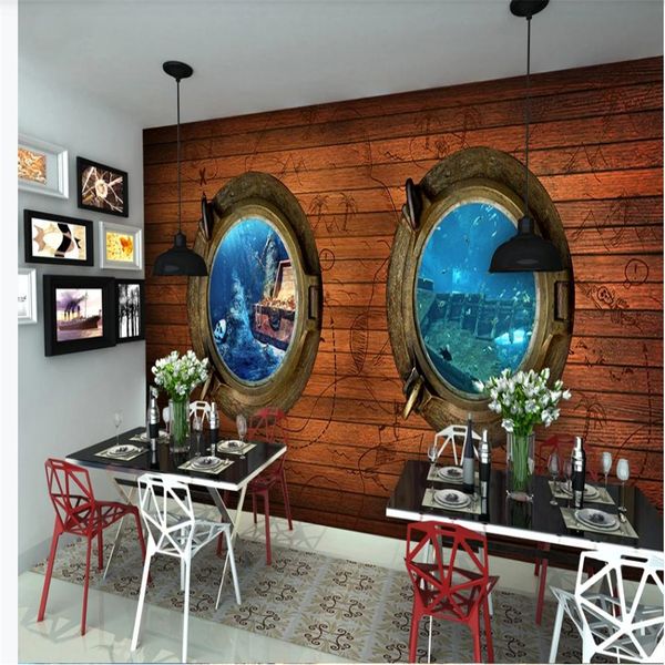 

custom 3d p wallpaper 3d murals wallpaper for living room wooden seaside wallpapers tv background wall