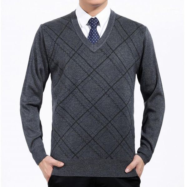 

men's sweaters autumn men's sweetheart neck sweater v pullover knitting1, White;black