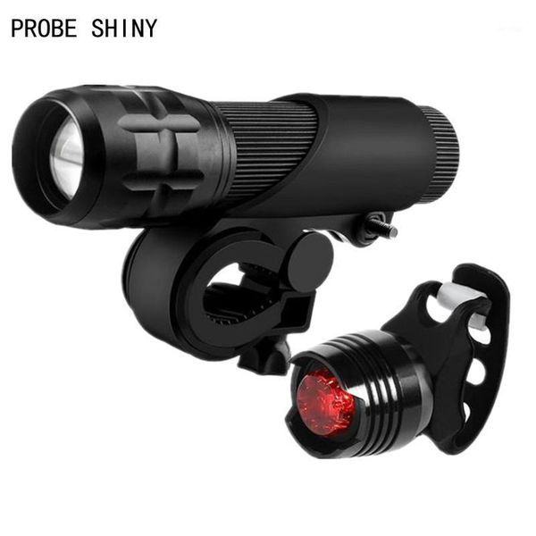 

bike lights probe shiny bicycle light led bright lamp safe riding set of mountaineers a7111