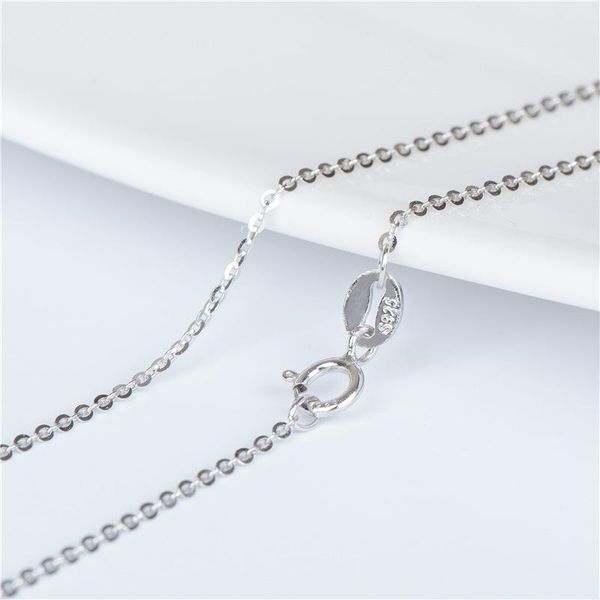 

real 925 sharling sharve clavicle цепи с голыми цепными ожерельем для девочек party elegant fashion ювелирных изделий подарок, Silver