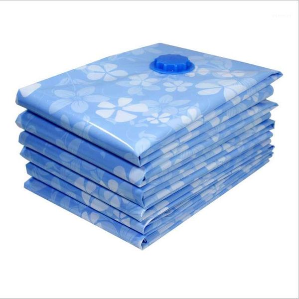

storage bag saving flower printed foldable bags extra large compressed organizer vacuum bag clothing1