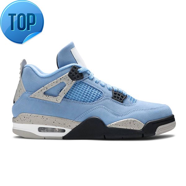 

4 motorsports mens basketball shoes 4s university blue white oreo black cat cactus jack men trainer sports sneakers