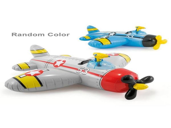 

water float airplane toy durable inflatable ride on squirter fighter plane water toy for children over 3 years old wmtvjh xhlove
