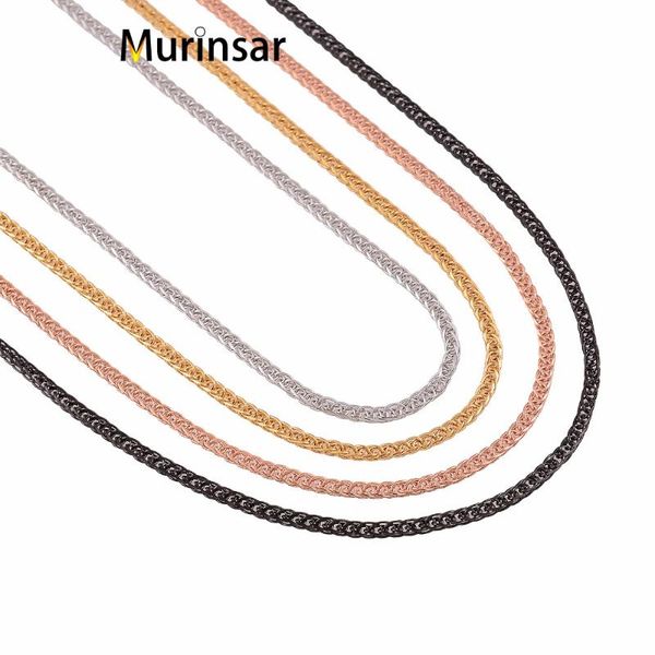 

wholesale width 2mm gold/steel/black/rose stainless steel chain vintage necklace for women man stainless steel jewelry gifts, Silver