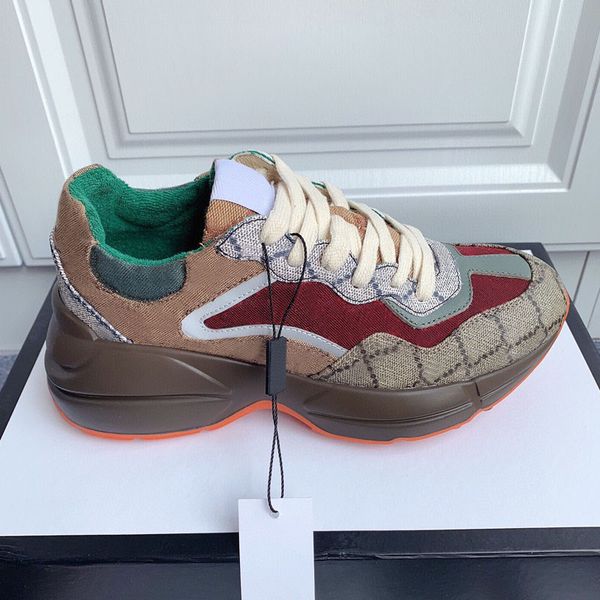 

2021 lady thick soled casual shoes leather sneaker letters lace-up platform leisure women shoes fashion new flat canvas shoes large 35-45