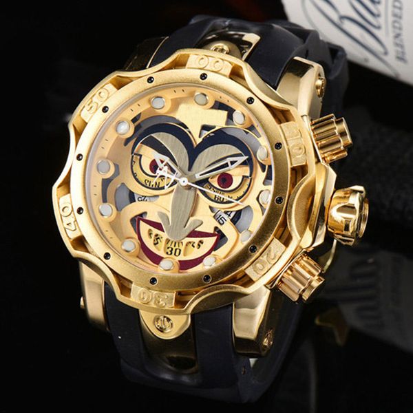 

new luxury mens sports watch large dial golden quartz men watches calendar silicone strap wristwatches relÃ³gio de luxo, Slivery;brown