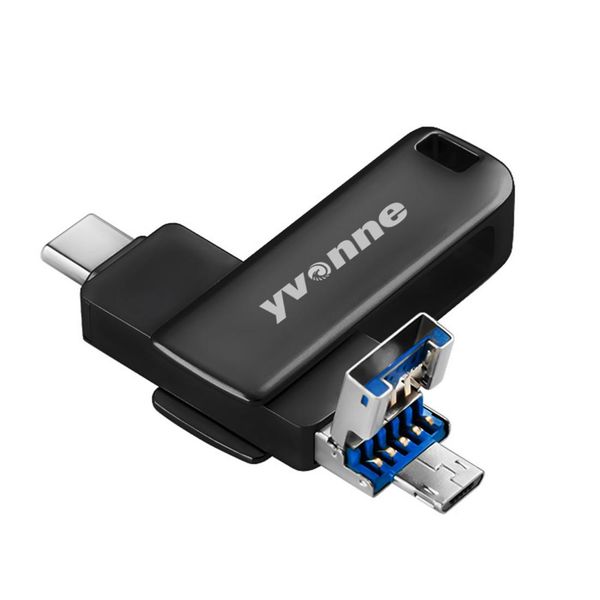 

yvonne type-c usb-c usb micro usb otg metal u disk usb flash drive capacity32gb
