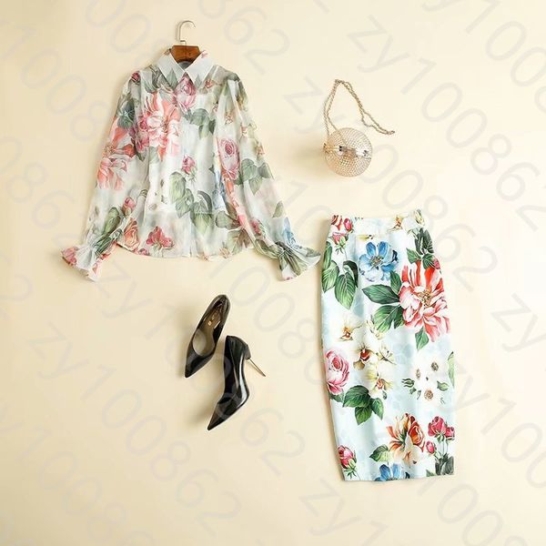 

womens new fashion 2021 2 piece suit plus size women clothing + skirt luxury designer set fast delivery moncle10, White