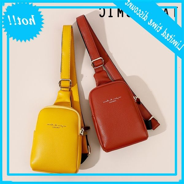 

yueqiankai 2020 new pu sports cross fashion women's chest bag