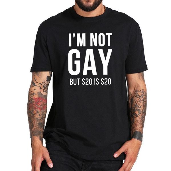 

i'm not gay t shirt funny print us size short sleeve soft summer new fashion print short custom made shirts sport hooded sweatshirt hoo