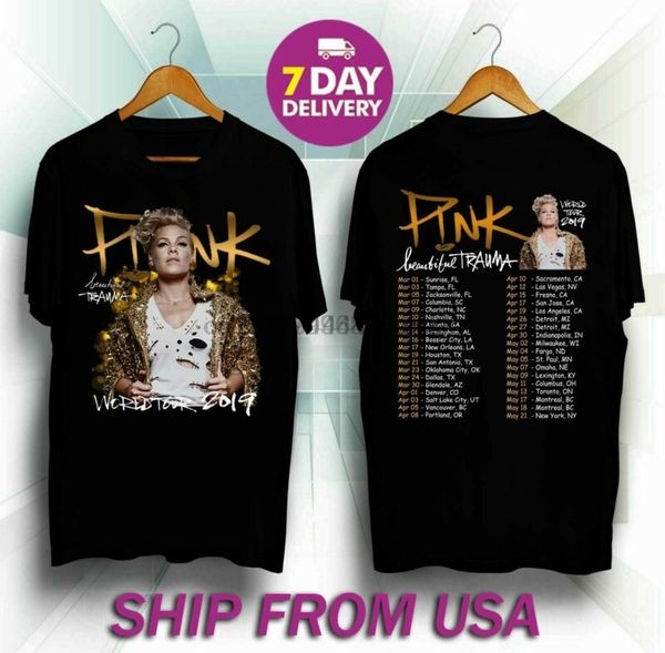 

pnk pink beautiful trauma world tour 2019 t-shirt size s-5xl sport hooded sweatshirt hoodie