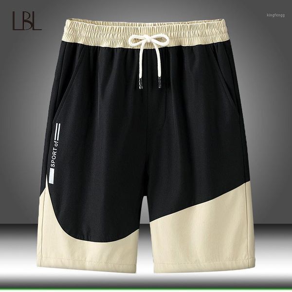 

summer casual shorts men running quick dry fitness gym shorts men workout outdoor jogger short pants male loose beach sweatpants1, White;black