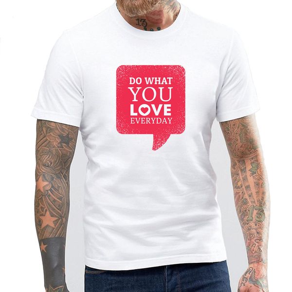 

вершины спорта blwhsa нового стиль мужчина мода майка hipster tee рубашка с коротким рукавом делать то, что вы любите повседневную отпечатан