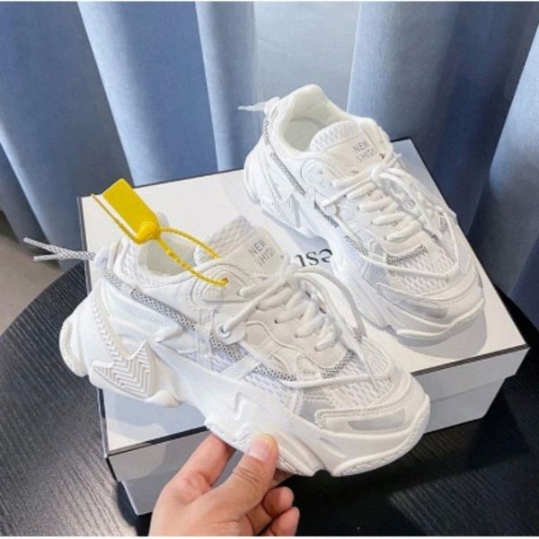 

2020 vulcanize womens sneakers height increasing zapatillas air mesh female platform shoe breathable sports running shoes women #720e