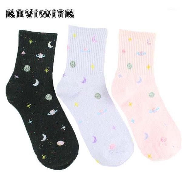 

winter comfortable women\x27s socks cotton short casual white stylish breathable blend elastic warm resistant lady star\moon sox1, Black;white