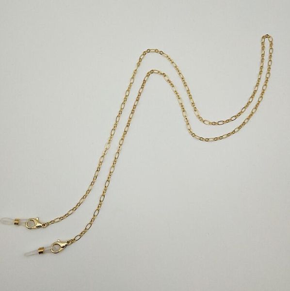 

2021 chic simple gold color mask chain holder sunglasses chain lanyard neck chain accessories jewelry h jllyra