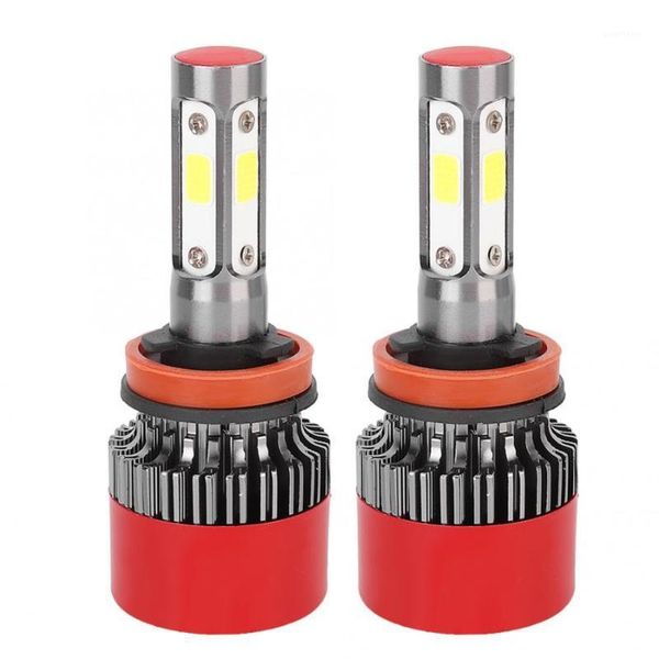 

2pcs 4-side light ev16 h11 car led headlight bulbs ip67 waterproof 6000k cool white 28w 8v-48v auto accessories1