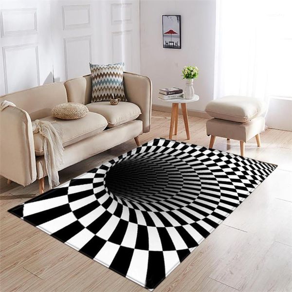 

carpets 3d shaggy fluffy area floor mat rug non-slip dining room living soft child bedroom anti-skid carpet home decor1