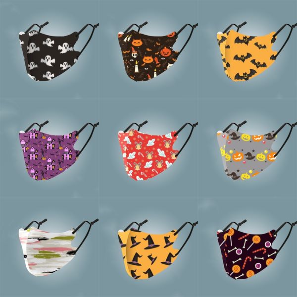 

realboyscartoon mouth mask anti pollution girls print face masks#253, Black