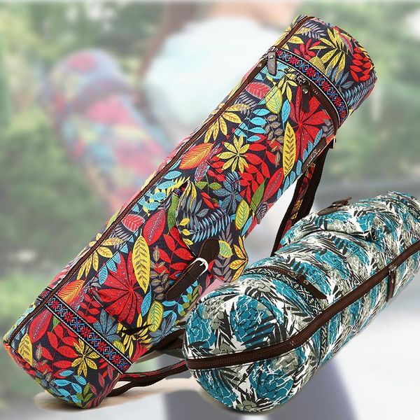 

women yoga mat bag gym mat case pilates fintess exercise pad easy carry yoga backpack dance sports shoulder bags high capacity