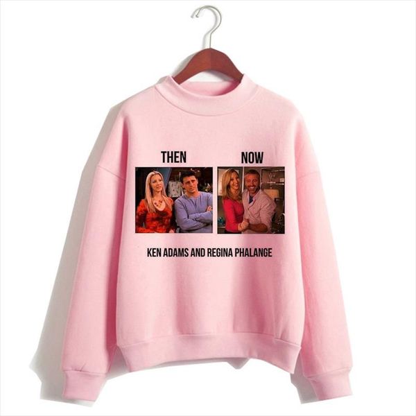 

друг тв шоу толстовки harajuku смешные женской одежды ulzzang 90s толстовка печати гранж новый хип-хоп корейское streetwear с капюшоном, Black