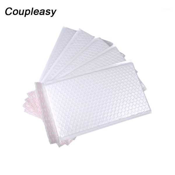 

10pcs bubble envelope pearl white poly mailer self seal adhesive bubble bag shipping envelopes with 3 sizes1