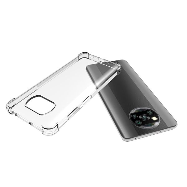 

shockproof transparent clear airbags anti-fall mobile phone case jr deals
