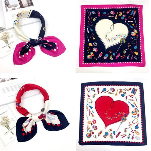 

женщины silf silk print follard head square bag декоративные шарфы женщины новые дизайнерские шали 6060 см бандана мусульманский хиджаб jlle, Blue;gray