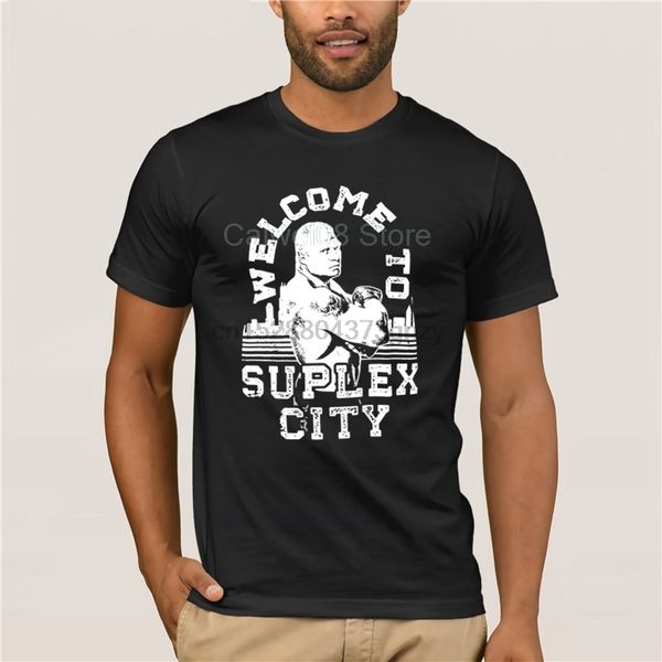 

new summer casual печать тенниска брок леснар добро пожаловать в suplex city black hot мужской забава случайной печати футболки спорт с капю