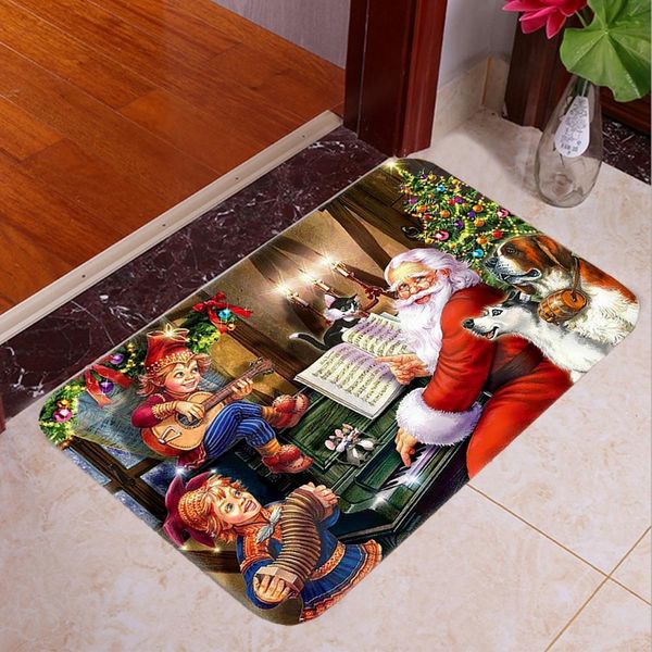 

christmas decor flannel mat water absorption rug bathroom mat floor mat area rugs front door carpet kitchen toilet bbybyi lipper