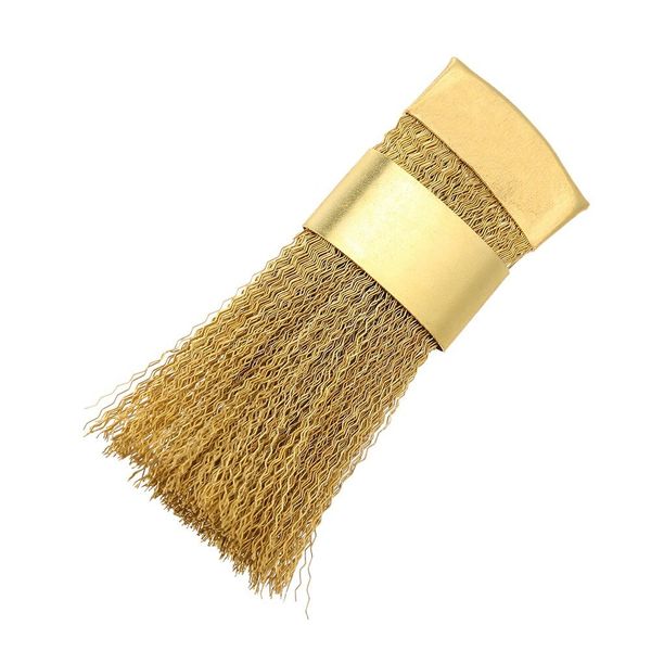 

nail drill bits cleaning brush brush portable cleaner metal copper drill cleaning brush manicure tool, Yellow