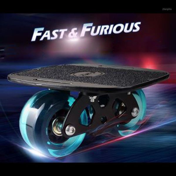 

skateboarding extreme sixth generation drift board children four wheel brush street skateboard flash wheel1