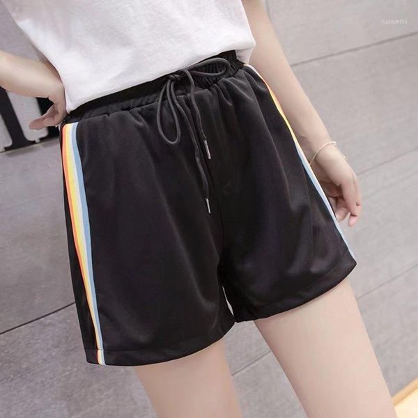 

sleep bottom for women girls shorts women styles elastic waist loose1, Black;red