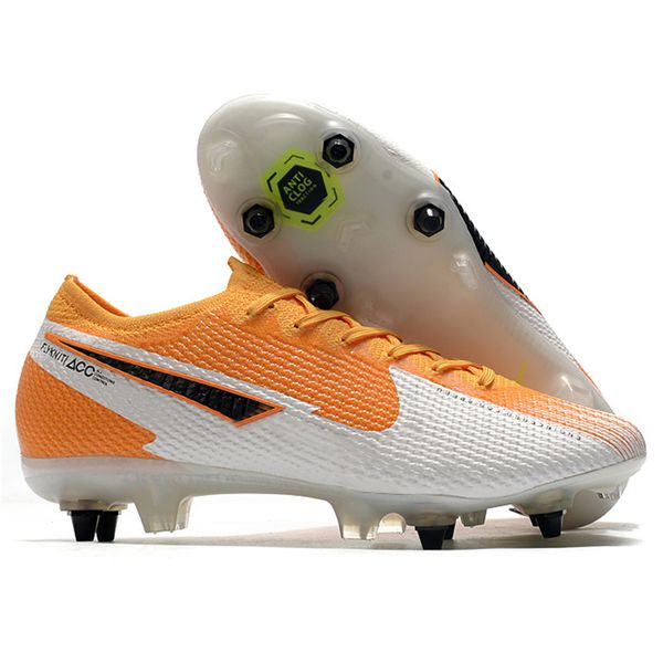 

mens sg pro soccer cleats low ac waterproof metal studs yellow mbappe shoes superfly neymar outdoor cr7 mercurial football boots