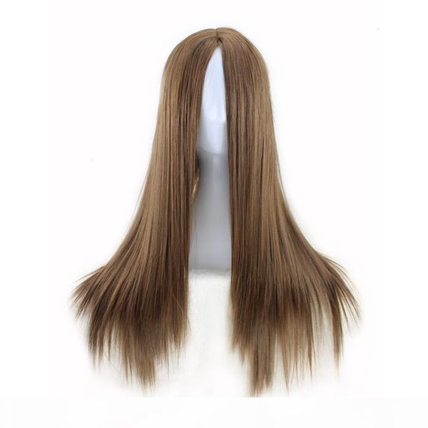 

woodfestival women wigs long straight carve hairstyle wig blonde heat resistant synthetic wigs black natural hair wig fiber